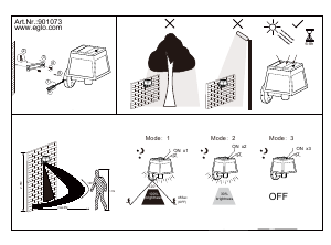 Руководство Eglo 901073 Светильник