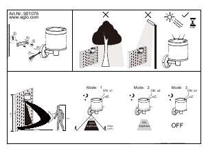 説明書 Eglo 901076 ランプ