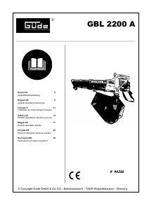Handleiding Güde GBL 2200 A Bladblazer