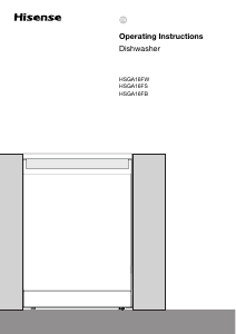 Handleiding Hisense HSGA16FW Vaatwasser