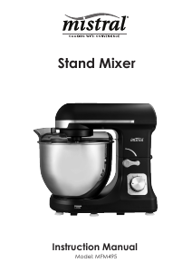 Manual Mistral MFM495 Stand Mixer