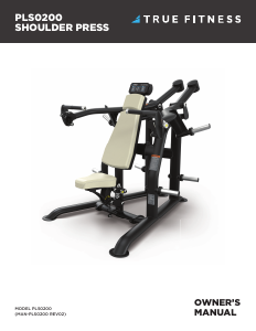 Handleiding True PLS-0200 Shoulder Press Fitnessapparaat