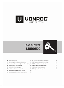 Manual Vonroc LB506DC Leaf Blower