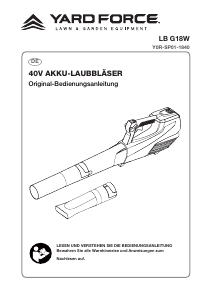 Bedienungsanleitung Yard Force LB G18W Laubblaser