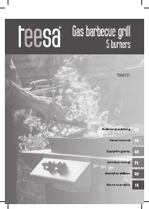 Manual Teesa TSA0151 Grătar