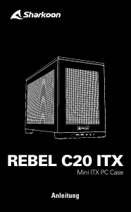 Прирачник Sharkoon Rebel C20 ITX RGB Компјутерско куќиште