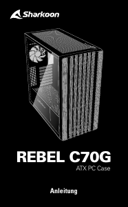 Manuál Sharkoon Rebel C70G RGB PC Skřín