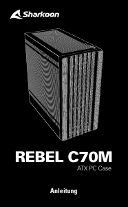 Bruksanvisning Sharkoon Rebel C70M RGB PC-hölje