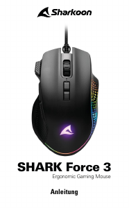 Bruksanvisning Sharkoon Shark Force 3 Mus