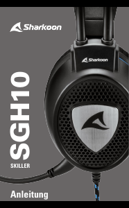 كتيب Sharkoon Skiller SGH10 مجموعة الرأس