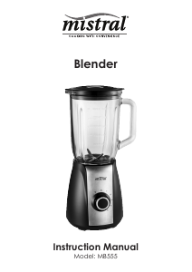 Handleiding Mistral MB555 Blender