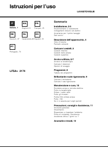 Bedienungsanleitung Hotpoint LFSA+ 2174 A IX Geschirrspüler