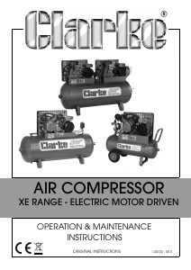 Manual Clarke XE29-270 Compressor