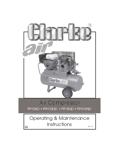 Manual Clarke PP10 ND Compressor