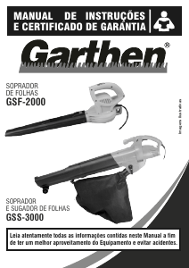 Manual Garthen GSF-2000 Soprador de folhas