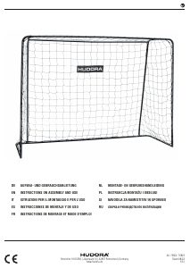 Bedienungsanleitung Hudora 76822 Fussballtor