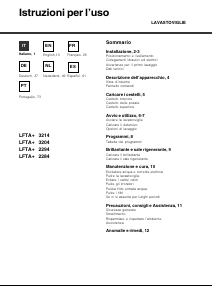 Bruksanvisning Hotpoint LFTA+ 2284 A Diskmaskin