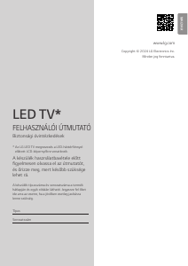 Használati útmutató LG 50QNED85T3A LED-es televízió