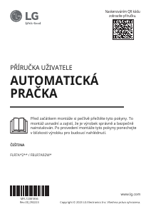 Manuál LG FLR7A92WG Pračka