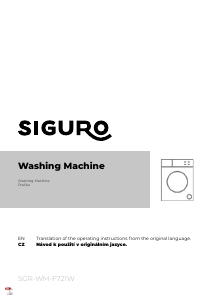 Handleiding Siguro SGR-WM-F721W Wasmachine