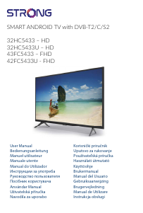 Handleiding Strong SRT 43FC5433 LED televisie