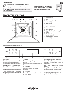 Manual Whirlpool AKZ9S 8220 NB Oven