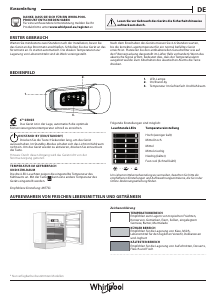 Brugsanvisning Whirlpool WBUF011 Køleskab