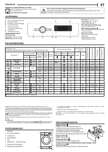 Brugsanvisning Whirlpool FFS 7469 W EE Vaskemaskine