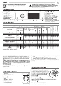 Mode d’emploi Whirlpool FFD 9489E BV BE Lave-linge