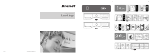 Mode d’emploi Brandt BWF1DT84 Lave-linge