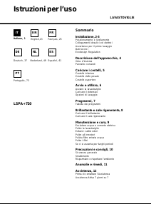 Handleiding Hotpoint LSPA+ 720A X Vaatwasser