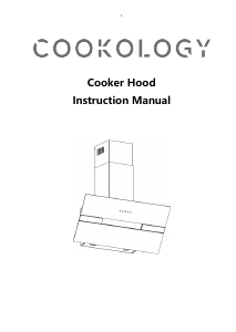 Handleiding Cookology ELITE605BK Afzuigkap