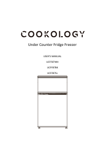 Handleiding Cookology UCFF87WH Koel-vries combinatie