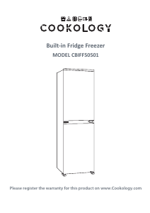 Handleiding Cookology CBIFF50501 Koel-vries combinatie