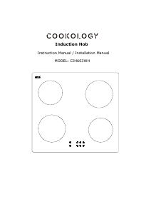Manual Cookology CIH603WH Hob