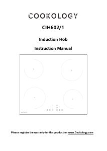 Handleiding Cookology CIH602 Kookplaat