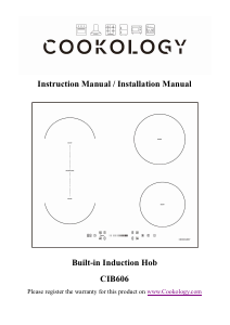 Manual Cookology CIB606 Hob