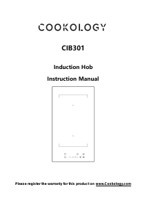 Manual Cookology CIB301 Hob