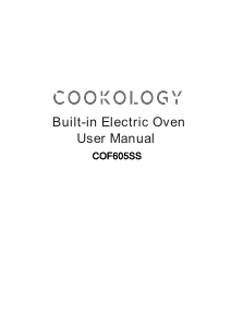 Handleiding Cookology COF605SS Oven