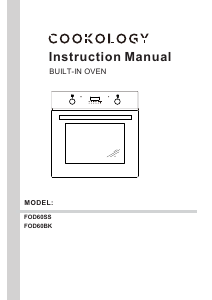 Handleiding Cookology FOD60BK Oven