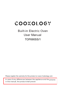 Handleiding Cookology TOF690SS Oven