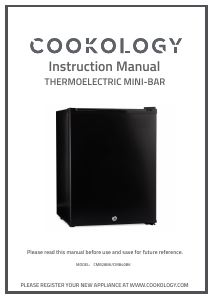Manual Cookology CMB40BK Refrigerator