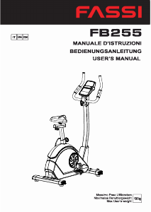Handleiding Fassi FB 255 Hometrainer