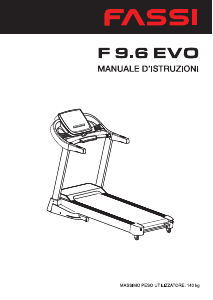 Manuale Fassi F9.6 EVO Tapis roulant