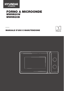 Manuale Hyundai MWHN-20B Microonde