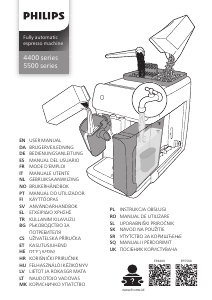 Manual Philips EP5549 Máquina de café expresso