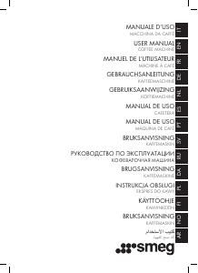 Handleiding Smeg EMC02EGMEU Espresso-apparaat