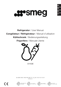 Manual Smeg CV102E Freezer