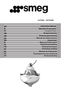 Handleiding Smeg C875TNE Koel-vries combinatie