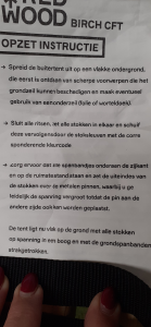 Handleiding Vrijbuiter Birch Tent